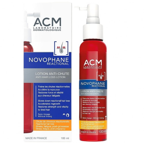 اي سي ام، نوفوفان، لوشن بخاخ مضاد لتساقط الشعر، يحفز نمو الشعر - 100 مل