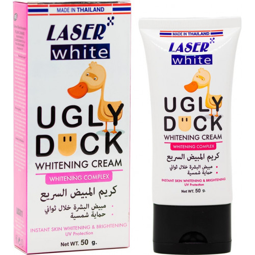 ليزر وايت كريم مبيض سريع علامة البطة 50 جم ليزر وايت كريم مبيض سريع علامة البطة 50 جم