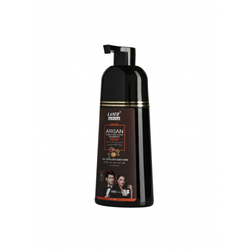 ليزر وايت شامبو صبغة بالأرجان بني غامق 420 مل