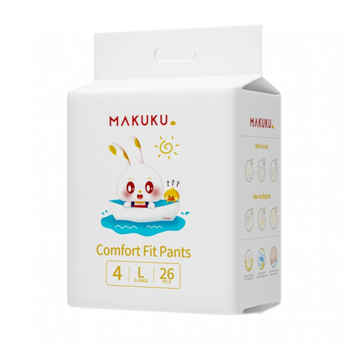 حفاضات ماكوكو كمفورت فيت - للحماية والراحة طوال اليوم مقاس (4) 26 حفاض حفاضات ماكوكو كمفورت فيت - للحماية والراحة طوال اليوم مقاس (4) 26 حفاض