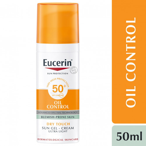 يوسرين كريم جل للبشرة الدهنية مع حماية SPF 50- 50 مل