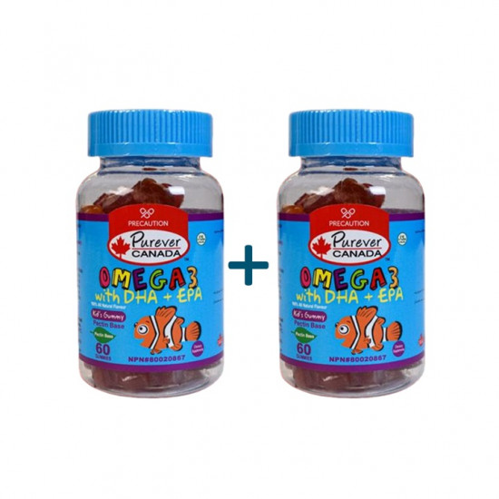 بيور ايفر أوميجا 3 جامي للأطفال | عرض 1+1 مجاناً بيور ايفر أوميجا 3 جامي للأطفال | عرض 1+1 مجاناً