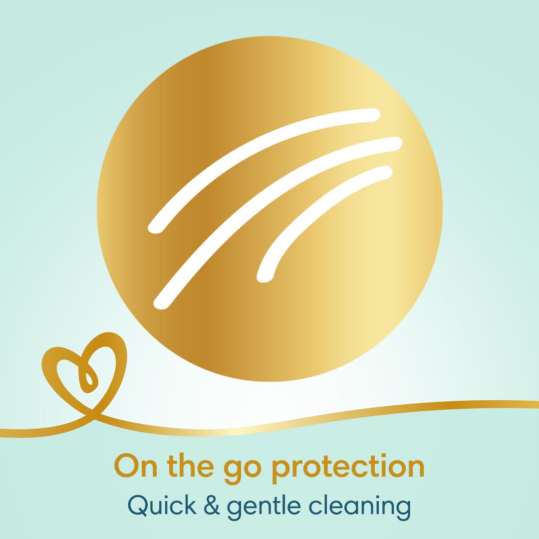 بامبرز سينسيتيف بروتكت مناديل مبللة للأطفال، 1+3 عبوة إضافية، 224 منديلًا مبللًا