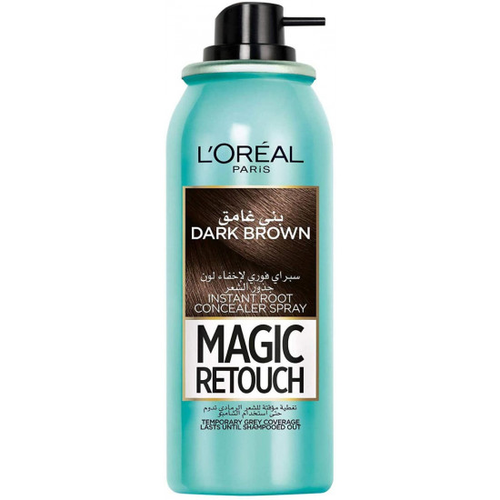 لوريال بخاخ إخفاء لون الشعر بني غامق 75 مل لوريال بخاخ إخفاء لون الشعر بني غامق 75 مل