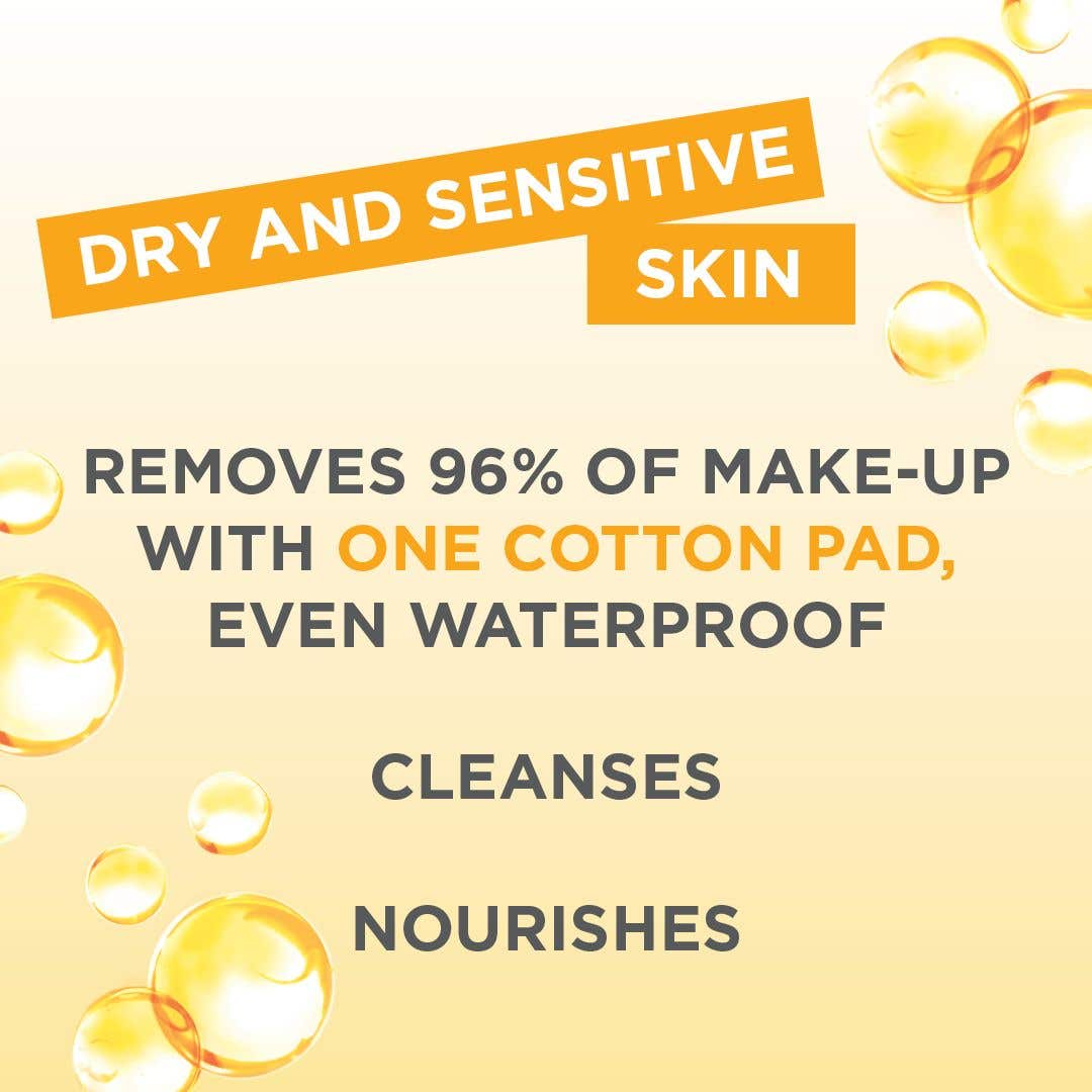 جارنييه سكين اكتيف ماء ميسيلار منظف غني بالزيت لمكياج مقاوم للماء 400 مل