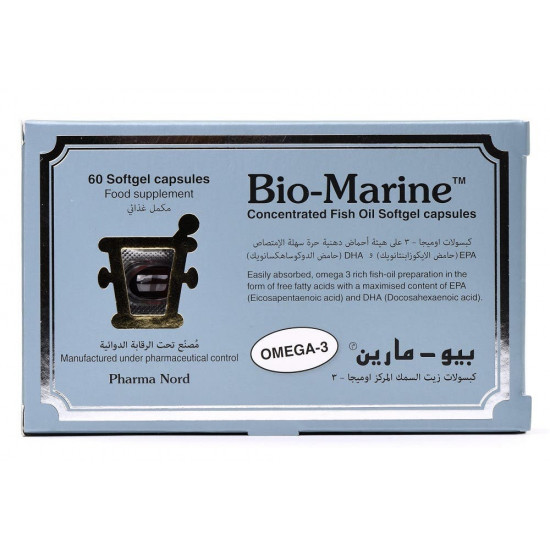 بيو-مارين اوميجا 3 زيت السمك 60 كبسولة هلامية