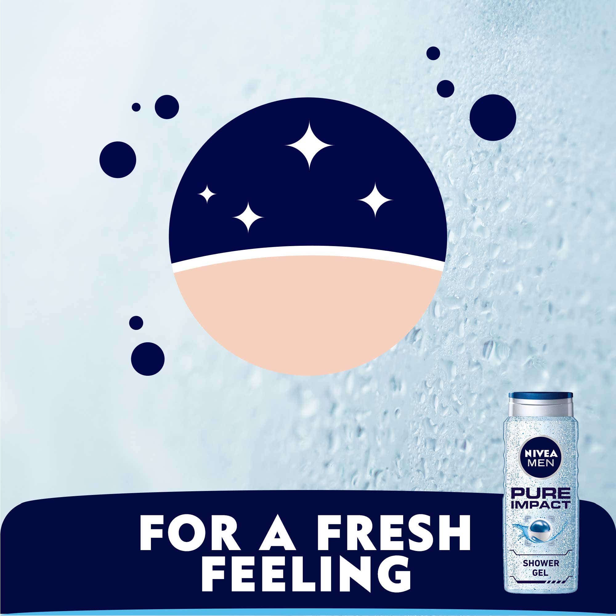 نيفيا سائل استحمام بيورامباكت للرجال 500 مل نيفيا سائل استحمام بيورامباكت للرجال 500 مل