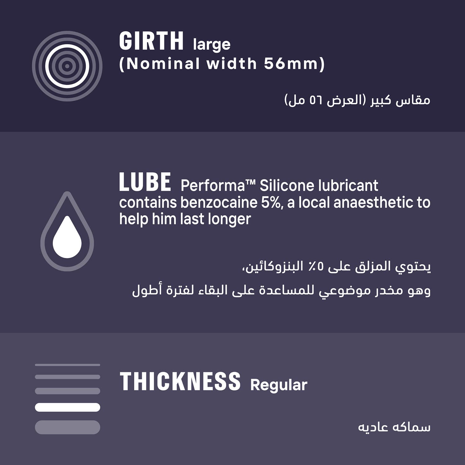 ديوركس عازل طبي لمتعة أطول 3 قطع ديوركس عازل طبي لمتعة أطول 3 قطع