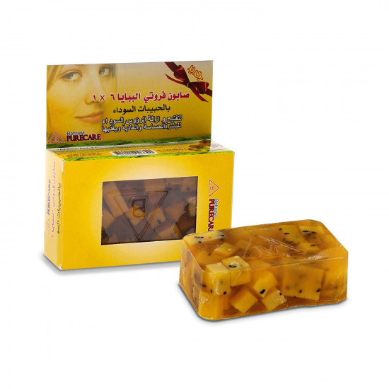 بابايا صابونه فروتي بالحبيبات 135 جم 6*1 بابايا صابونه فروتي بالحبيبات 135 جم 6*1