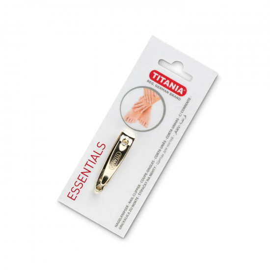 تيتانيا قصافة اظافر ذهبي 1055 تيتانيا قصافة اظافر ذهبي 1055