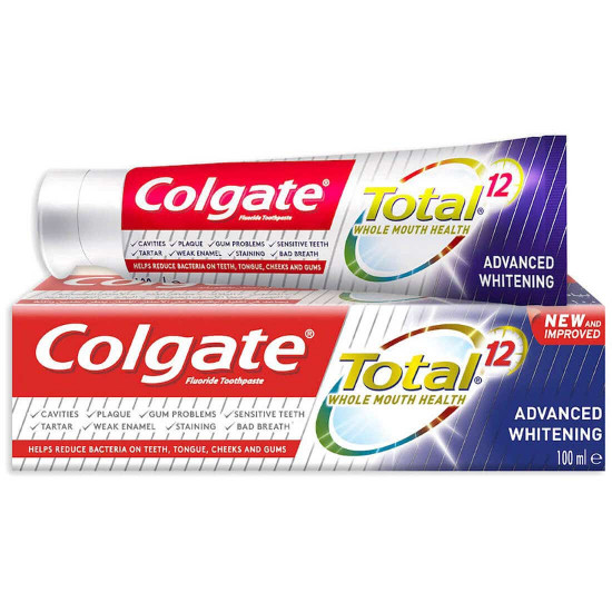 كولجيت معجون اسنان توتال بياض متطور 100 مل