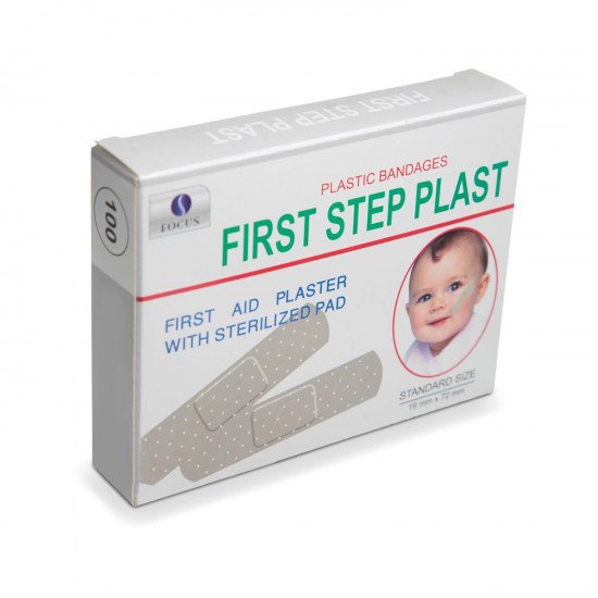 فرست ستيب بلاستر قطع عادى 100 قطعة فرست ستيب بلاستر قطع عادى 100 قطعة