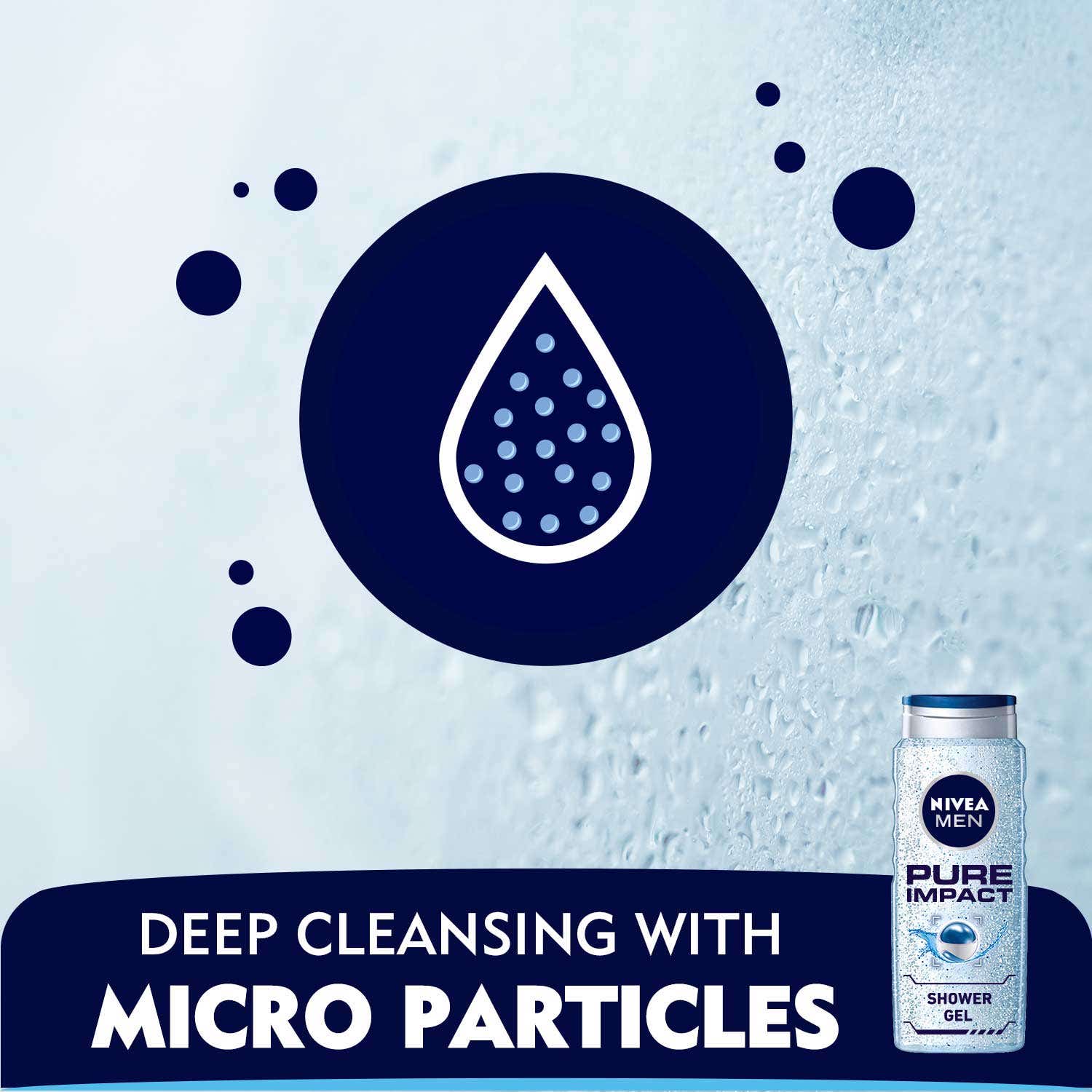 نيفيا سائل استحمام بيورامباكت للرجال 500 مل نيفيا سائل استحمام بيورامباكت للرجال 500 مل