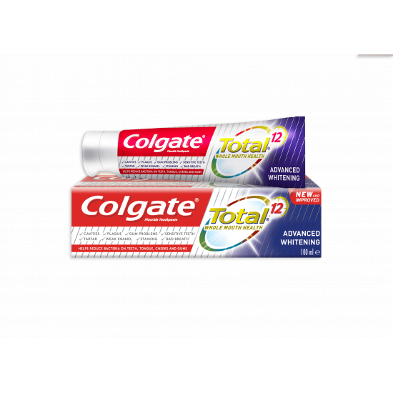 كولجيت معجون اسنان توتال بياض متطور 100 مل
