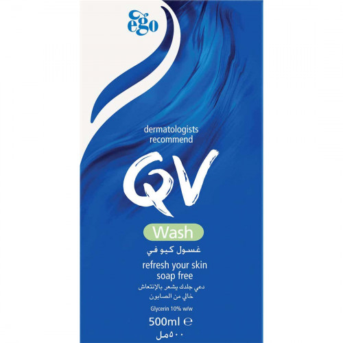 كيو في غسول ريفريش مناسب لجميع أنواع البشرة 500 مل