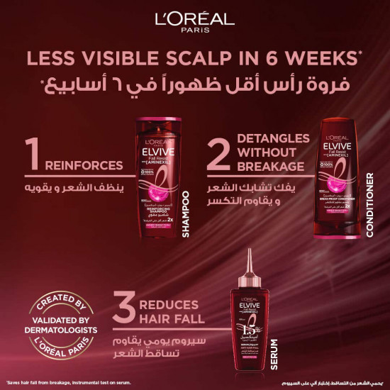 الفيف شامبو ضد تساقط الشعر بالبروتين 600 مل الفيف شامبو ضد تساقط الشعر بالبروتين 600 مل