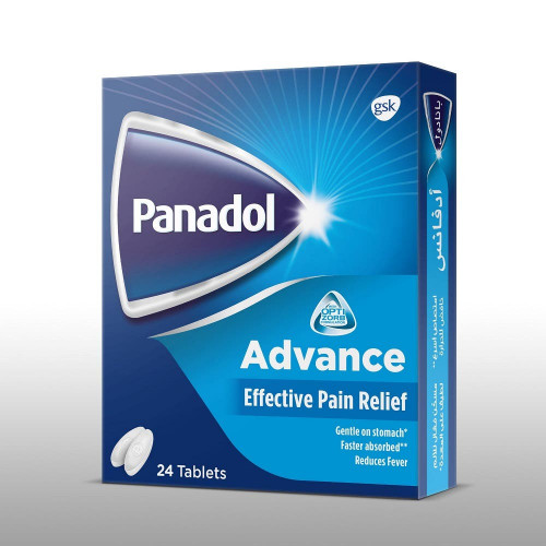 بانادول ادفانس 500 مجم 24 قرص