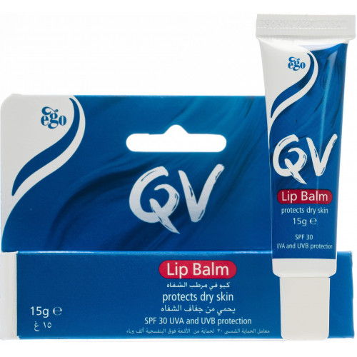 كيو في مرطب شفايف SPF 30 15 جم