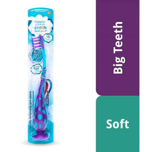 اكوافريش فرشة اسنان أطفال الأسنان الكبيره ناعم