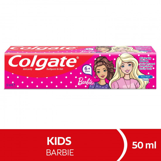 كولجيت معجون اسنان للاطفال باربي 6+ سنوات 50مل