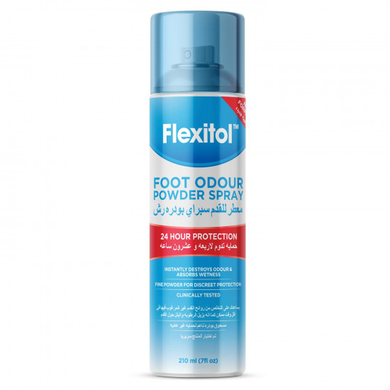 فليكستول بودرة بخاخ للتحكم في رائحة القدم 210 مل