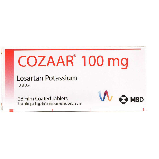 كوزار 100 مجم 28 قرص كوزار 100 مجم 28 قرص