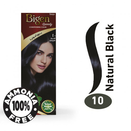 بيجن صبغة شعر نسائي بدون أمونيا 10 أسود طبيعي