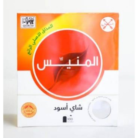 شاي المنيس أسود أكياس