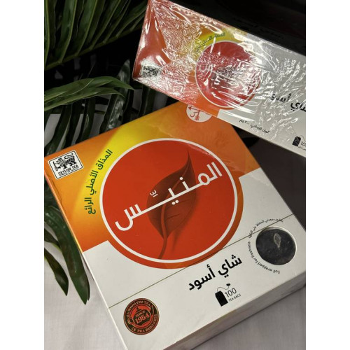 شاي المنيس أسود أكياس