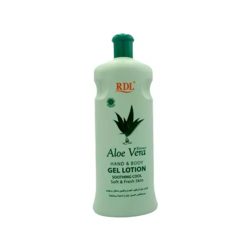 لوشن جل لليدين والجسم منعش ومهدئ بخلاصة الصبار من ار دي ال - 600 مل