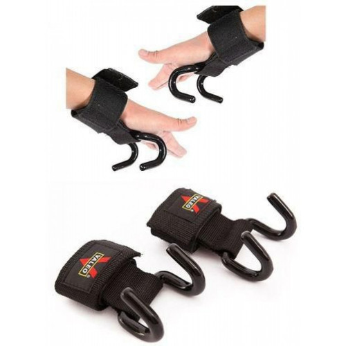 VALEO مسـاعد رفـع أثقـال بخطاف - أسـود - 2 قطعة