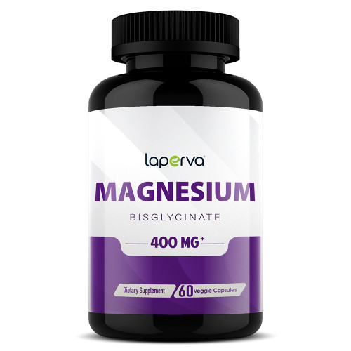 لابيرفا - المغنيسيوم بيسجليسينات لصحة العضلات والمزاج (60 كبسولة) - Laperva Magnesium Bisglycinate