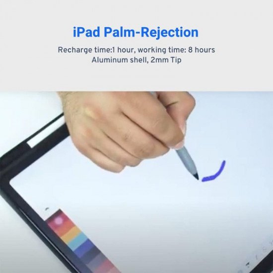 قلم للآيباد والأجهزة اللوحية والهواتف الذكية من شركة باورولوجي - ضمان لمدة سنة