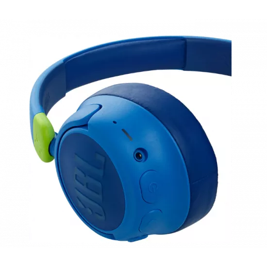 سماعة لاسلكية مخصصة للأطفال JBL JR460NC - بميزة عزل الصوت - لون أزرق  - ضمان لمدة  سنة