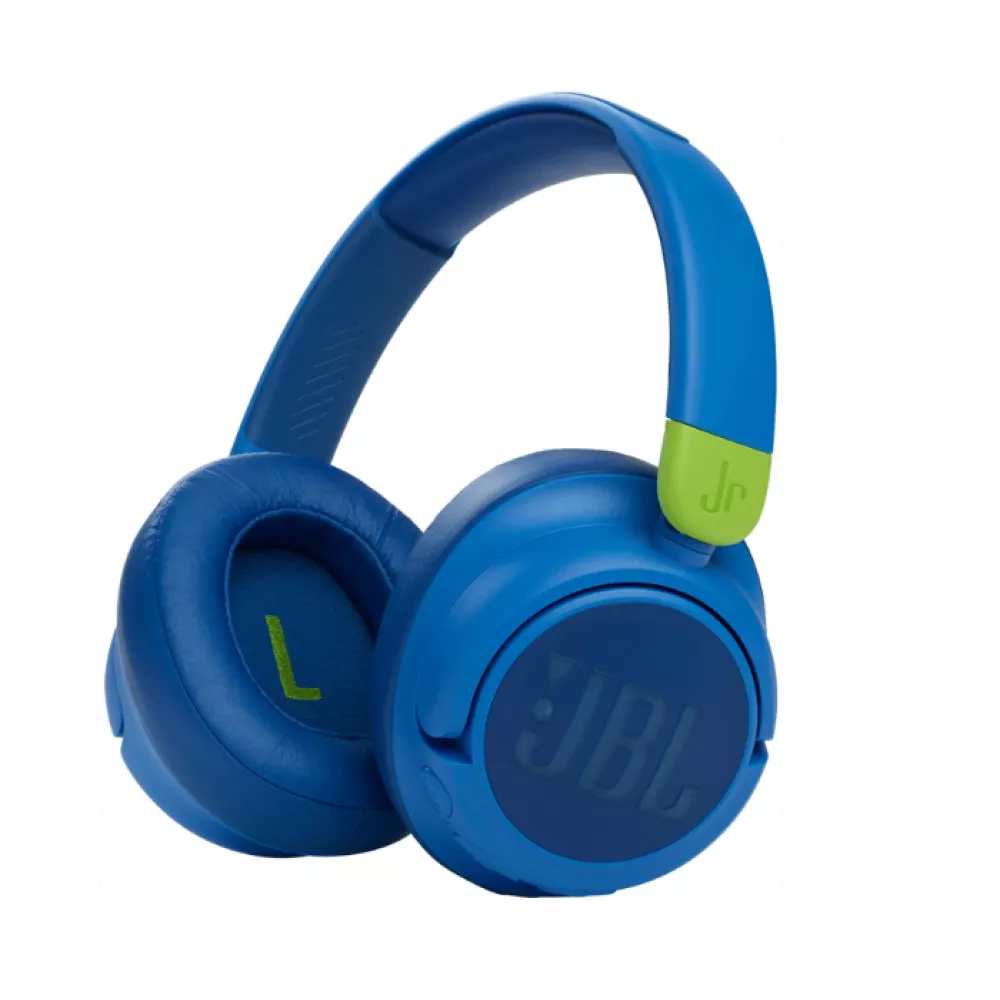 سماعة لاسلكية مخصصة للأطفال JBL JR460NC - بميزة عزل الصوت - لون أزرق  - ضمان لمدة  سنة