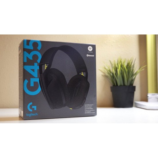 سماعة لاسلكية مخصصة للألعاب LOGITECH G435 - ضمان لمدة سنة سماعة لاسلكية مخصصة للألعاب LOGITECH G435 - ضمان لمدة سنة
