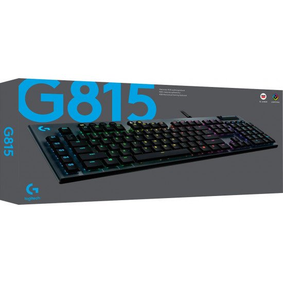 لوحة مفاتيح مخصصة للألعاب LOGITECH G815 - ضمان لمدة سنة لوحة مفاتيح مخصصة للألعاب LOGITECH G815 - ضمان لمدة سنة