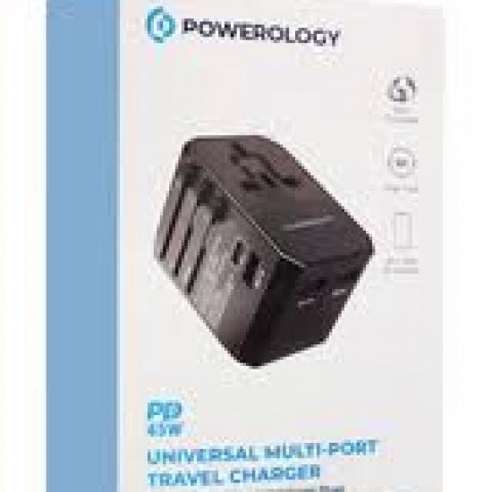 ِشاحن السفر متعدد الإستخدامات - من شركة باورولوجي - ضمان لمدة سنة