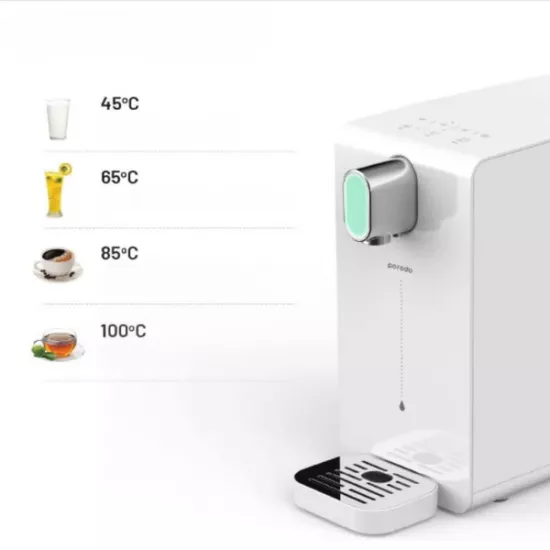 غلاية ماء فورية - 3.4 لتر - من شركة بورودو  - ضمان لمدة سنة