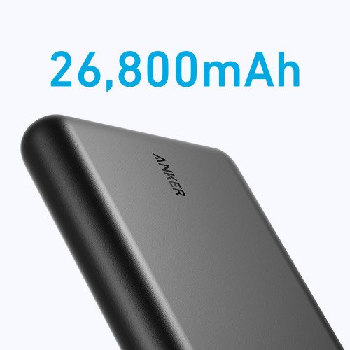 باوربانك أنكر بسعة 26800 ملي آمبير - Anker PowerCore  - ضمان لمدة 18 شهر