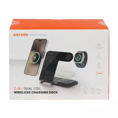 منصة شحن لاسلكي من شركة بورودو  - ضمان لمدة سنة