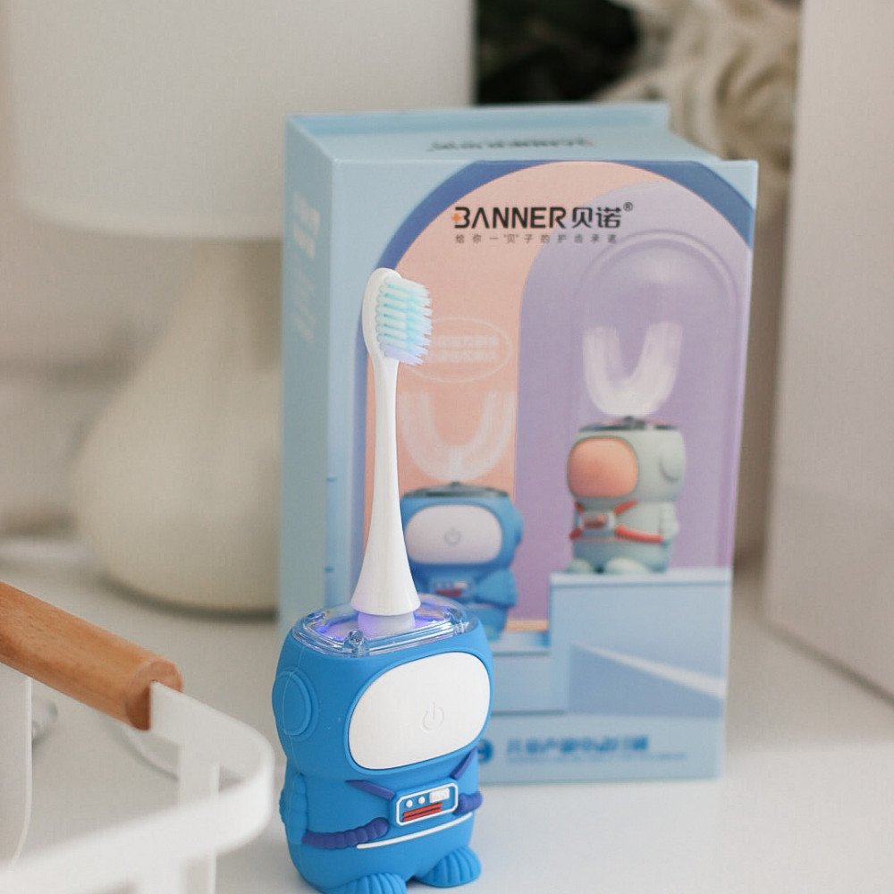 فرشاة أسنان إلكترونية للأطفال - ضمان لمدة سنة