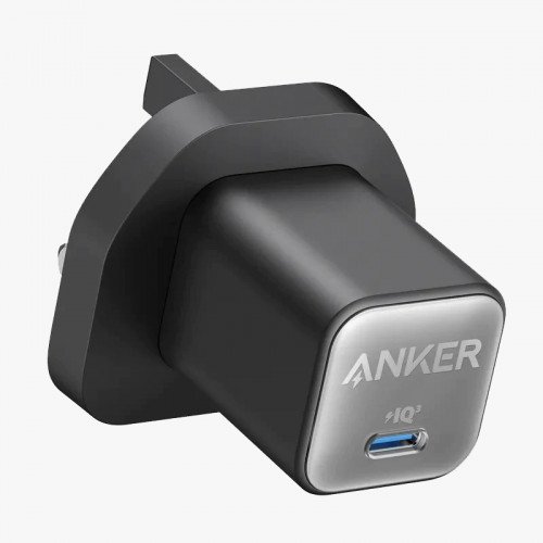 شاحن جداري بسرعة 30 واط من شركة أنكر - ضمان لمدة 18 شهر - لون أسود شاحن جداري بسرعة 30 واط من شركة أنكر - ضمان لمدة 18 شهر - لون أسود