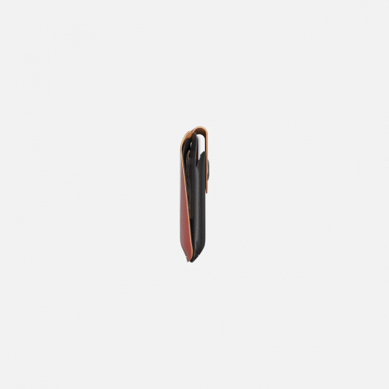 محفظة بطاقات بشكل أنيق - تحفظ 8 بطاقات - بلون بني + أسود