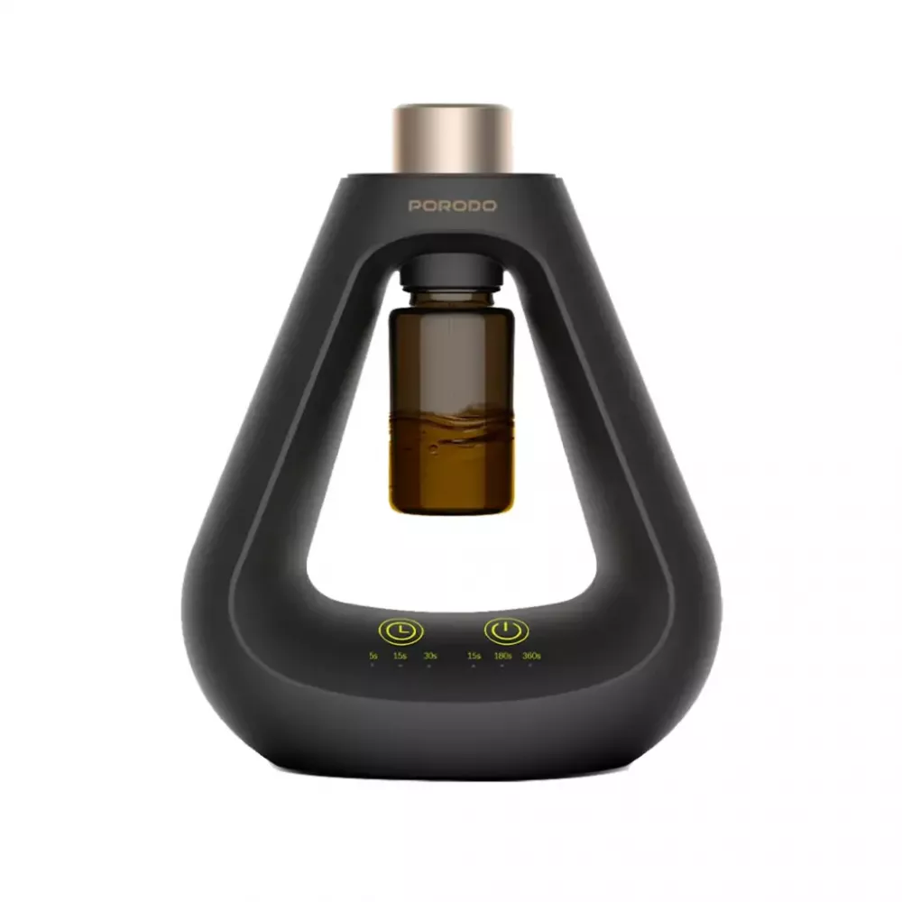 احصل على تجربة عطرية راقية مع موزع العطر المتطور الذي يعمل بتقنية النشر البارد دون الحاجة للماء - لون أسود - ضمان لمدة سنة