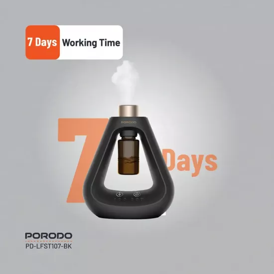 احصل على تجربة عطرية راقية مع موزع العطر المتطور الذي يعمل بتقنية النشر البارد دون الحاجة للماء - لون أسود - ضمان لمدة سنة