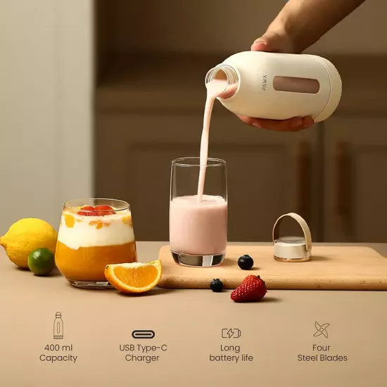 خلاط عصائر محمول بسعة 400ml - ضمان سنة - من شركة باوا خلاط عصائر محمول بسعة 400ml - ضمان سنة - من شركة باوا