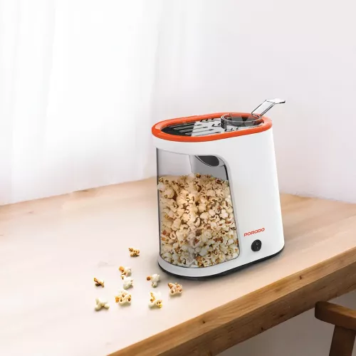 اجعل لحظاتك الممتعة ألذ وأكثر صحة مع جهاز صنع الفشار الهوائي - ضمان لمدة سنة 