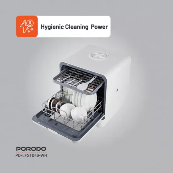 غسالة صحون أنيقة وصغيرة الحجم لتناسب جميع المطابخ - ضمان لمدة سنة