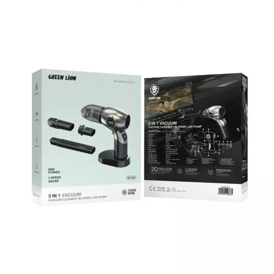 مكنسة + منفاخ هواء + مضخة هواء من جرين لايون